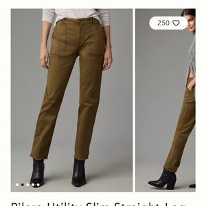 Pilcro utility slim straight-leg pant